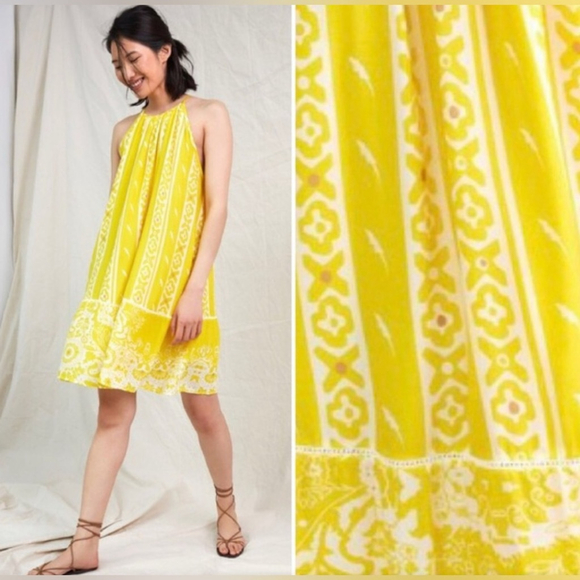 NEW Anthropologie Boho Halter Tunic Dress by Forever That Girl size S oversized - Picture 3 of 8